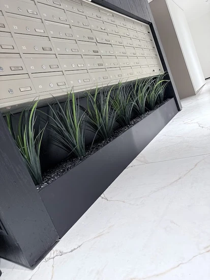 אדנית אלומיניום ביצור מיוחד לתיבות הדואר